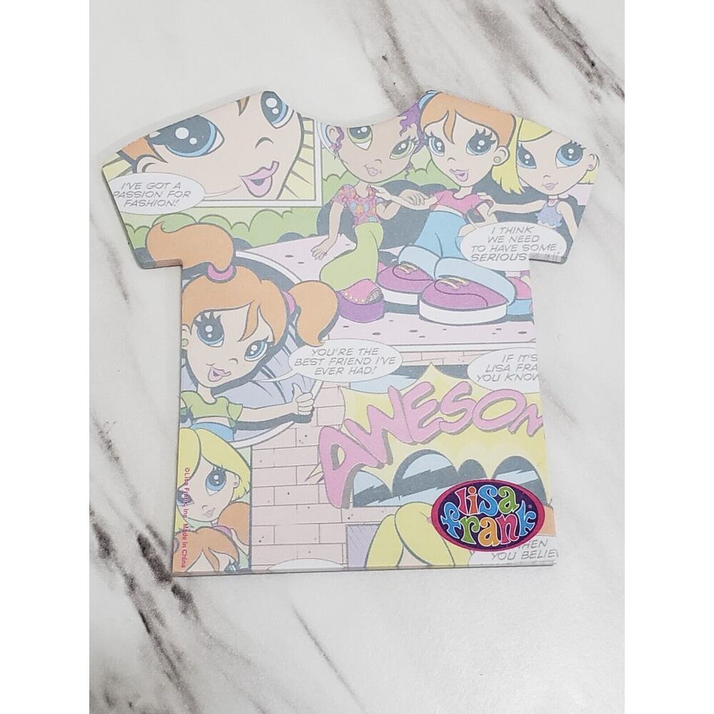 Rare Vintage lisa frank girls 90s y2k notepad stationary‎ notes ginger friends